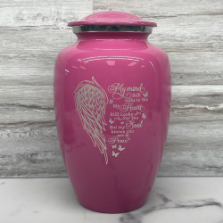 Customer Gallery - At Peace Cremation Urn - Rose Pink