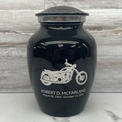 Customer Gallery - Motorcycle Sharing Urn - Jet Black