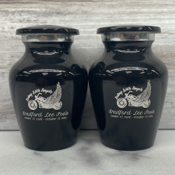 Customer Gallery - Riding with Angels Motorcycle Keepsake Urn - Jet Black