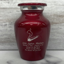 Customer Gallery - Marijuana Joint Keepsake Urn - Ruby Red