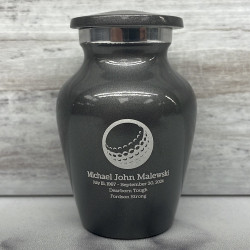 Customer Gallery - Golf Ball Keepsake Urn - Gunmetal Gray