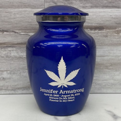 Customer Gallery - Marijuana Sharing Urn - Midnight Blue