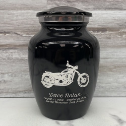 Customer Gallery - Motorcycle Sharing Urn - Jet Black