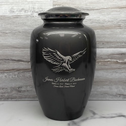 Customer Gallery - Eagle Cremation Urn - Gunmetal Gray