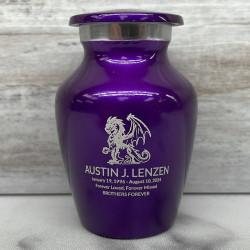 Customer Gallery - Dragon Keepsake Urn - Purple Luster