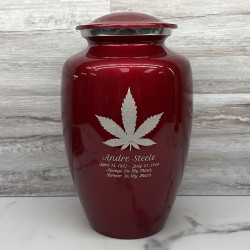 Customer Gallery - Marijuana Cremation Urn - Ruby Red