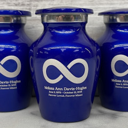 Customer Gallery - Infinity Keepsake Urn - Midnight Blue