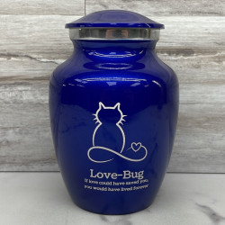 Customer Gallery - Infinite Love Cat Cremation Urn - Midnight Blue