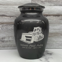 Customer Gallery - Bulldozer Sharing Urn - Gunmetal Gray