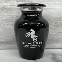 Customer Gallery - Dirt Bike Keepsake Urn - Jet Black