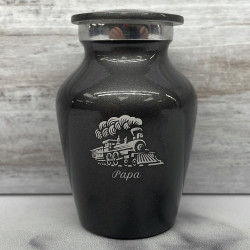 Customer Gallery - Train Keepsake Urn - Gunmetal Gray