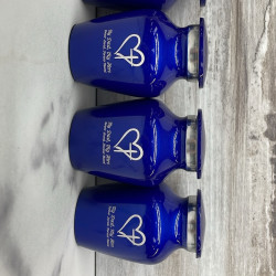 Customer Gallery - Love of Christ Keepsake Urn - Midnight Blue