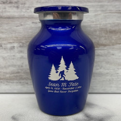 Customer Gallery - Sasquatch Keepsake Urn - Midnight Blue