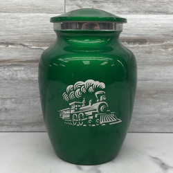 Customer Gallery - Train Sharing Urn - Shamrock Green