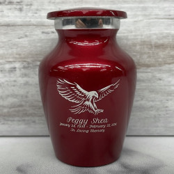 Customer Gallery - Eagle Keepsake Urn - Ruby Red
