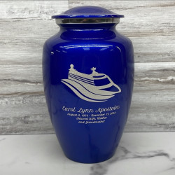 Customer Gallery - Cruise Ship Cremation Urn - Midnight Blue