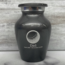 Customer Gallery - Golf Ball Keepsake Urn - Gunmetal Gray