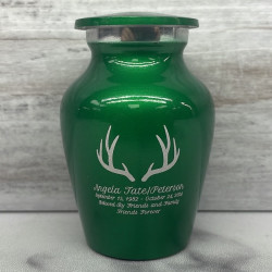 Customer Gallery - Antlers Keepsake Urn - Shamrock Green