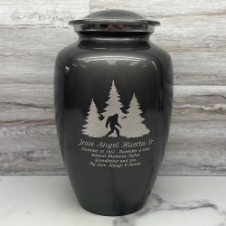 Customer Gallery - Sasquatch Cremation Urn - Gunmetal Gray