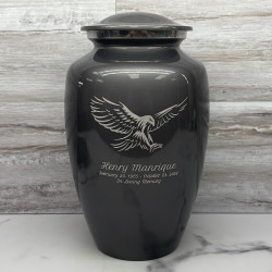 Customer Gallery - Eagle Cremation Urn - Gunmetal Gray