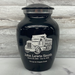 Customer Gallery - Dumptruck II Sharing Urn - Jet Black