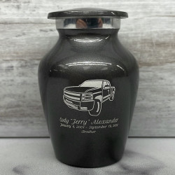 Customer Gallery - Truck I Keepsake Urn - Gunmetal Gray