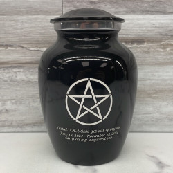 Customer Gallery - Pentagram Sharing Urn - Jet Black