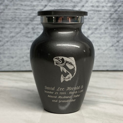 Customer Gallery - Fishing Keepsake Urn - Gunmetal Gray