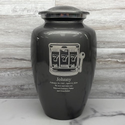 Customer Gallery - Slot Machine Cremation Urn - Gunmetal Gray