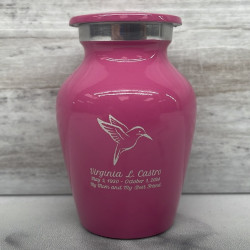 Customer Gallery - Hummingbird Keepsake Urn - Rose Pink