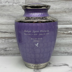 Customer Gallery - Regal Purple Cremation Urn