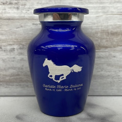 Customer Gallery - Horse Keepsake Urn - Midnight Blue