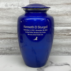 Customer Gallery - Midnight Blue Cremation Urn