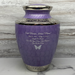 Customer Gallery - Regal Purple Cremation Urn