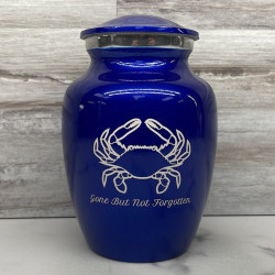 Customer Gallery - Crab Sharing Urn - Midnight Blue