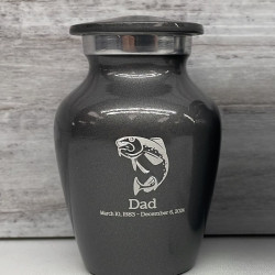Customer Gallery - Fishing Keepsake Urn - Gunmetal Gray