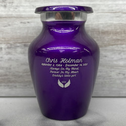 Customer Gallery - Purple Luster Keepsake Urn