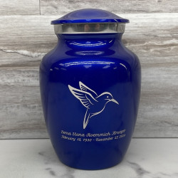 Customer Gallery - Hummingbird Sharing Urn - Midnight Blue