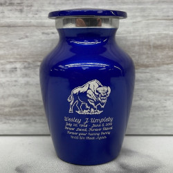 Customer Gallery - Buffalo Keepsake Urn - Midnight Blue
