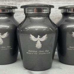 Customer Gallery - Phoenix Keepsake Urn - Gunmetal Gray