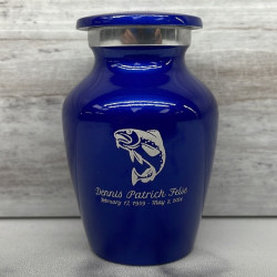 Customer Gallery - Fishing Keepsake Urn - Midnight Blue