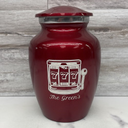 Customer Gallery - Slot Machine Sharing Urn - Ruby Red