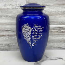 Customer Gallery - Your Wings Were Ready Cremation Urn - Midnight Blue