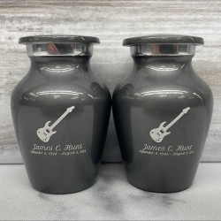 Customer Gallery - Electric Guitar Keepsake Urn - Gunmetal Gray
