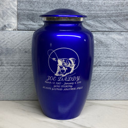 Customer Gallery - Lure Hit Fishing Cremation Urn - Midnight Blue