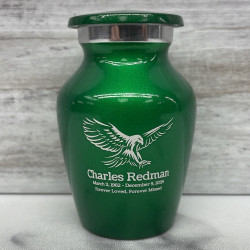 Customer Gallery - Eagle Keepsake Urn - Shamrock Green