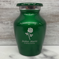 Customer Gallery - Rose Keepsake Urn - Shamrock Green