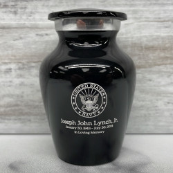 Customer Gallery - Navy Keepsake Urn - Jet Black