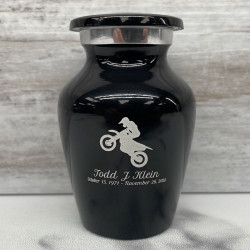 Customer Gallery - Dirt Bike Keepsake Urn - Jet Black