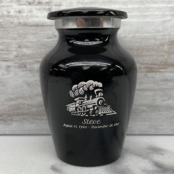 Customer Gallery - Train Keepsake Urn - Jet Black